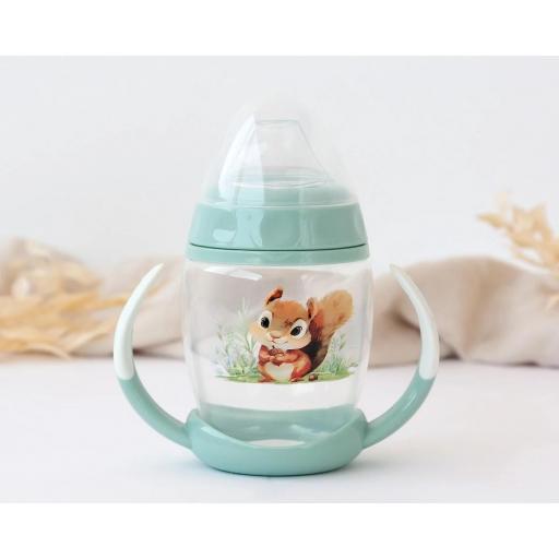Kiokids - Taza aprendizaje step 330ml con asas conejo lavanda 5370 6336 6339 [5]