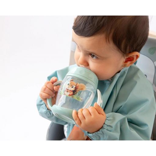 Kiokids - Taza aprendizaje step 330ml con asas conejo lavanda 5370 6336 6339 [6]