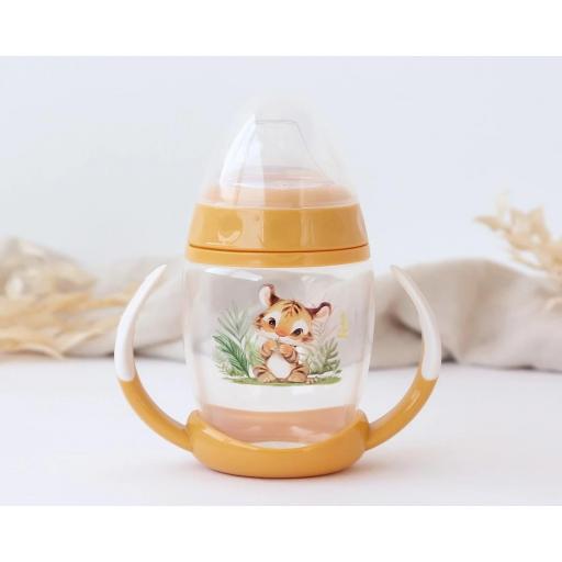 Kiokids - Taza aprendizaje step 330ml con asas conejo lavanda 5370 6336 6339 [3]