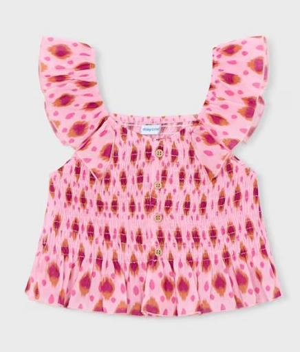 mayoral - Top Bambula estampado niña  3028