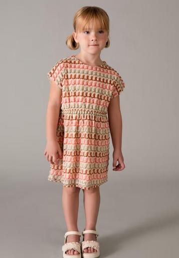 Mayoral - Vestido estampado punto niña 3930 [0]