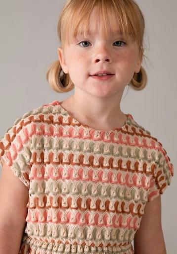 Mayoral - Vestido estampado punto niña 3930 [1]