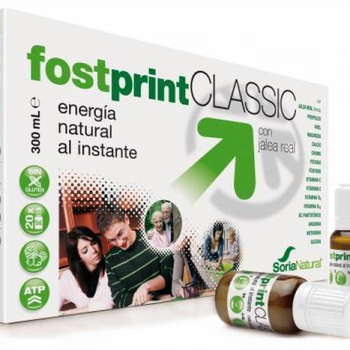 Fostprint Classic- Energía al instante -20 ampollas- Soria Natural