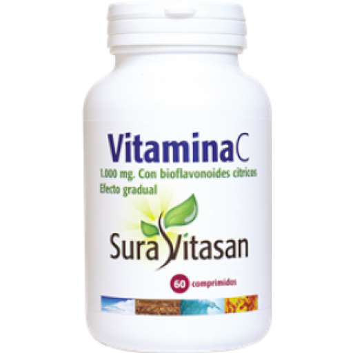 Vitamina C con Bioflavonoides Efecto Gradual SURA VITASAN