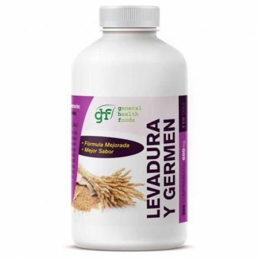 Levadura y Germen de trigo 600 mg- 150 compr. GHF [1]