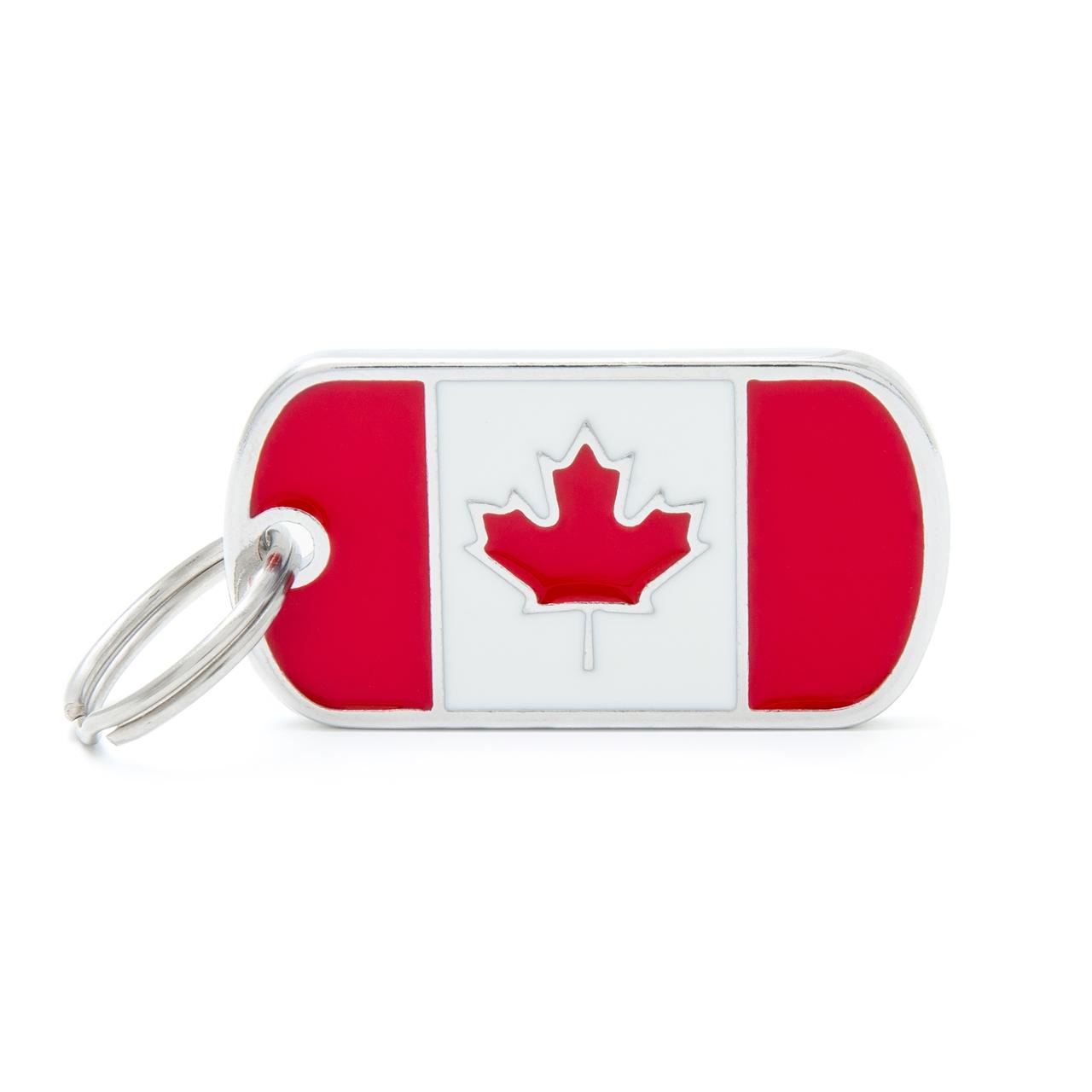 Placa Bandera de Canadá