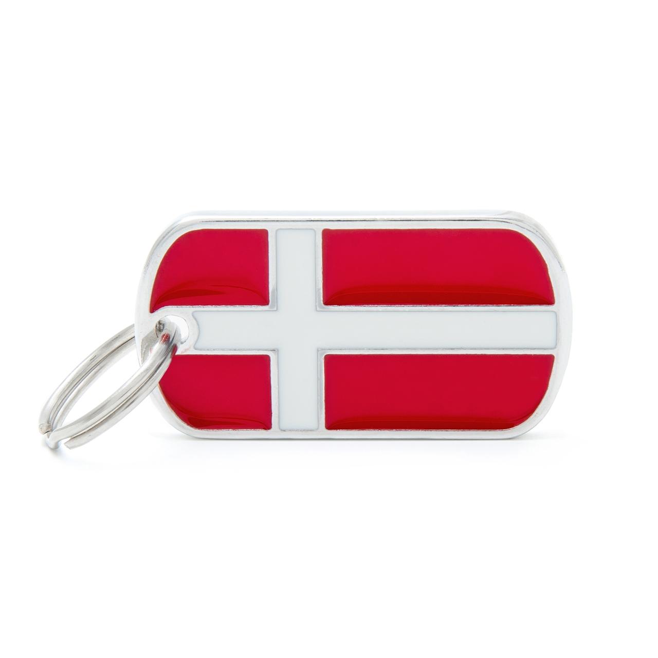 Placa Bandera de Dinamarca