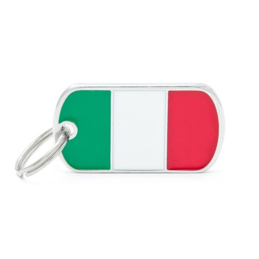 Placa Bandera de Italia [0]
