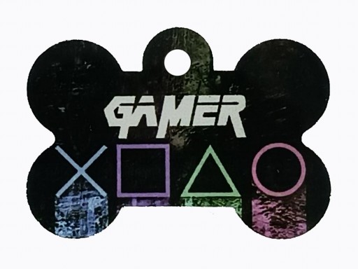 Placa Hueso Aluminio Gamer Sublimado [0]