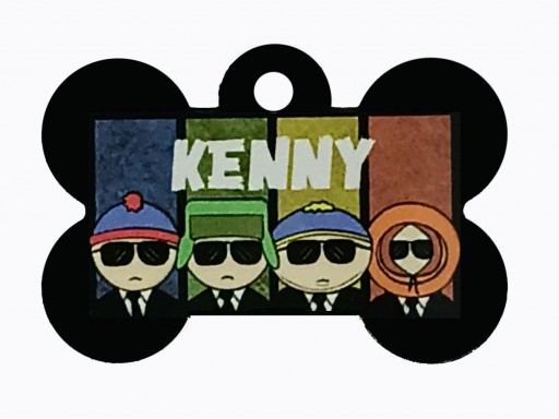 Placa Hueso Aluminio Kenny Sublimado