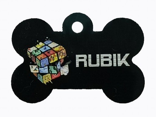 Placa Hueso Aluminio Rubik Sublimado [0]