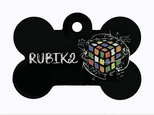 Placa Hueso Aluminio Rubik2 Sublimado