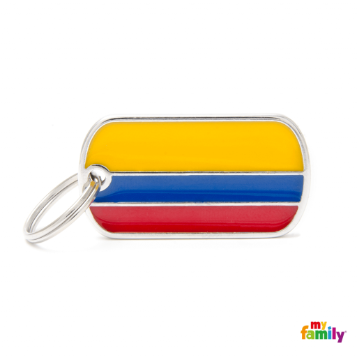 Placa Bandera de Colombia