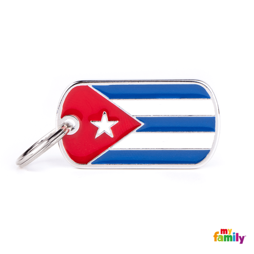 Placa Bandera de Cuba