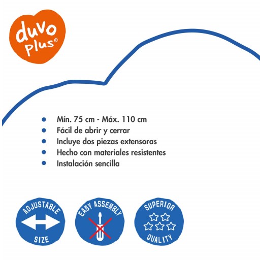 DUVO BARRERA DE SEGURIDAD CON PUERTA 75-110 CMcm [1]