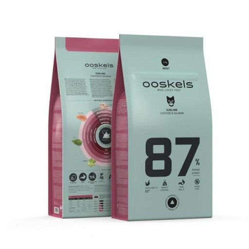 Ooskels Cat Sublime Grain Free 87 Adult Pollo y Salmón
