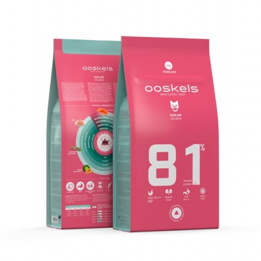 Ooskels Cat Sublime Grain Free 81 Adult Sterilised Salmón