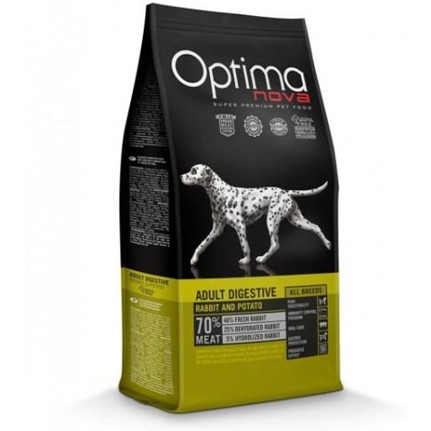 OptimaNova Digestive Adult Conejo y Patata Grain Free (Visan)