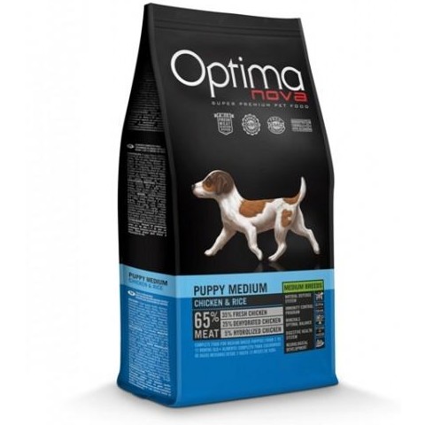 OptimaNova Puppy  Medium Pollo y Arroz (Visan)