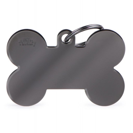 Placa Hueso XL Latón Negro