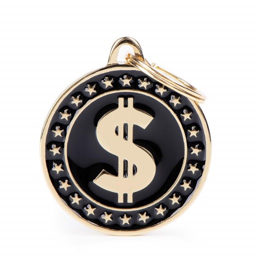 Placa Círculo Dollar