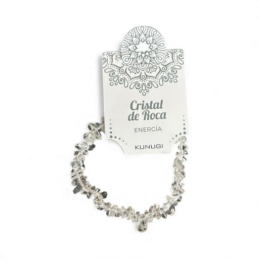 Pulsera chip cristal de roca [0]