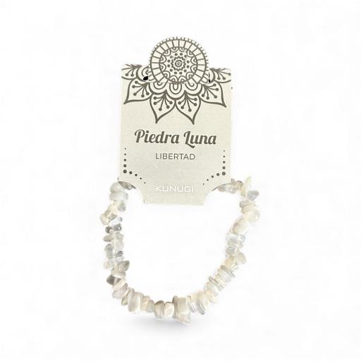 Pulsera chip piedra luna [0]