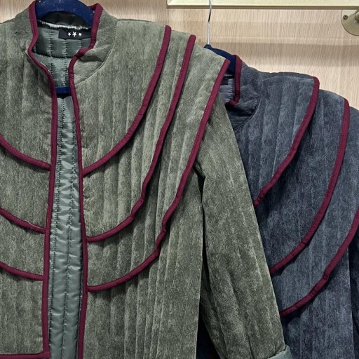 Chaqueta terciopelo micropana volantes  [1]