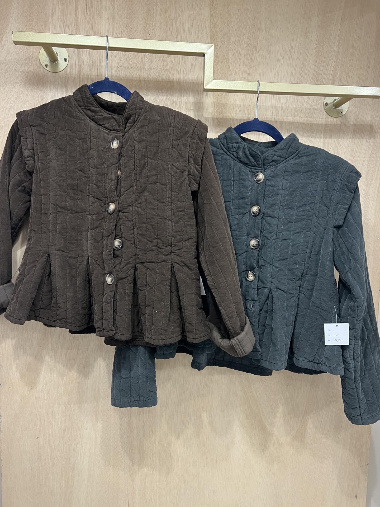 Chaqueta micropana enguatada