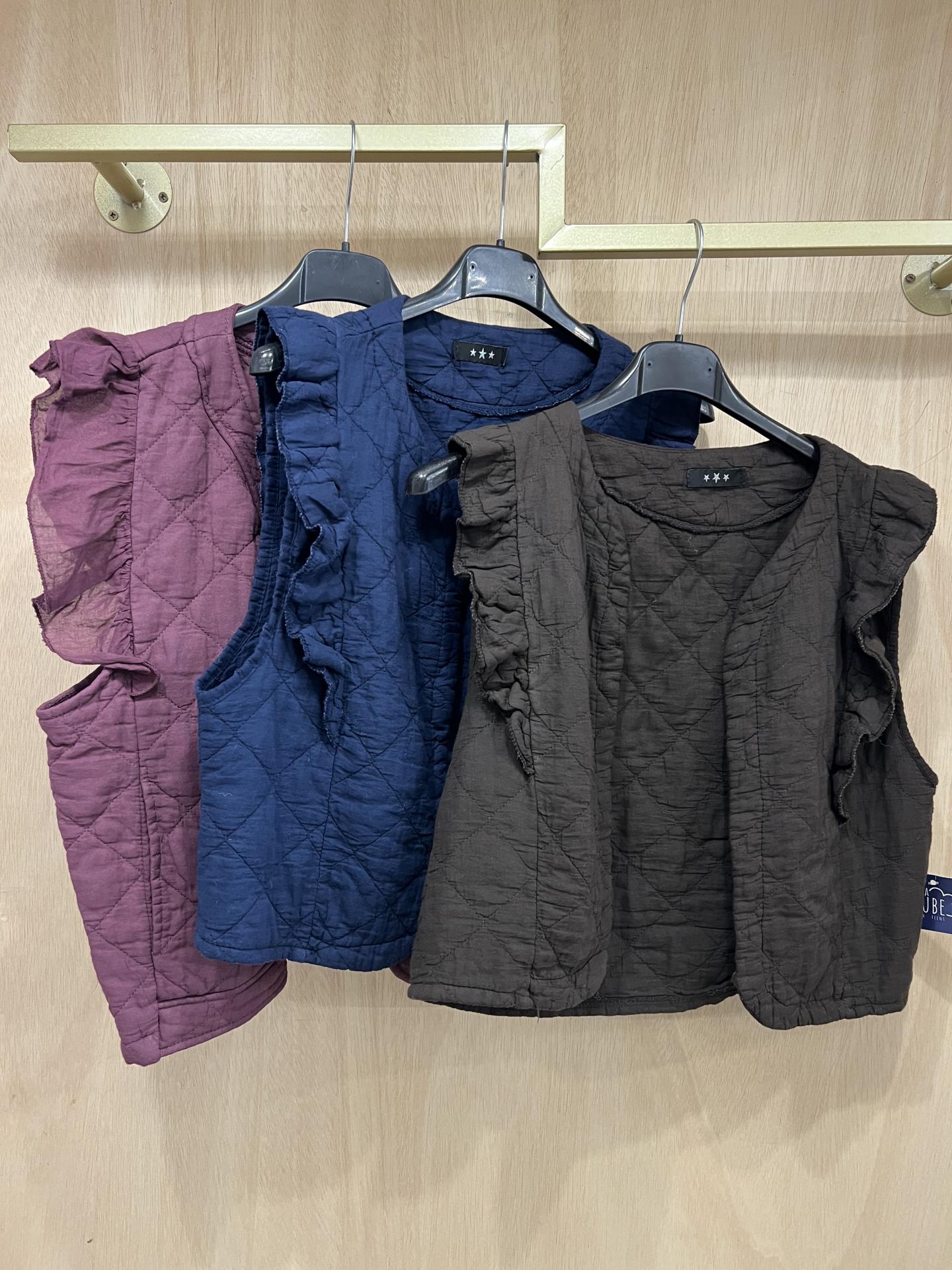 Chalequillo enguatado volante