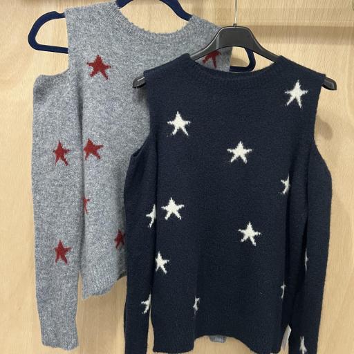 Jersey lana estrellas