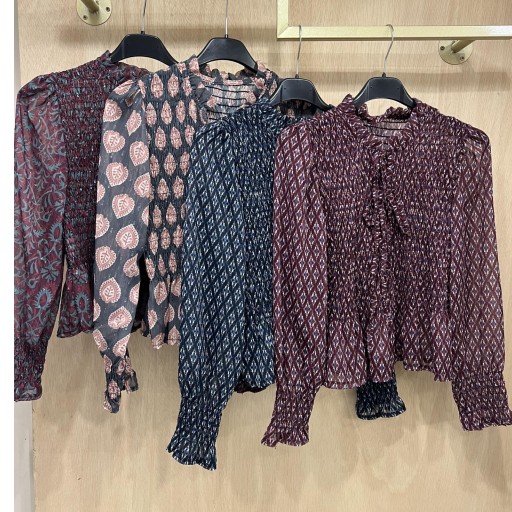 Camisa engomada lazos