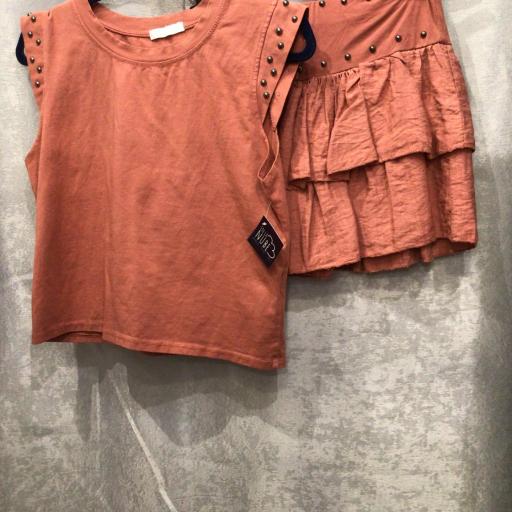 CONJUNTO FALDA Y CAMISETA TALLA UNICA