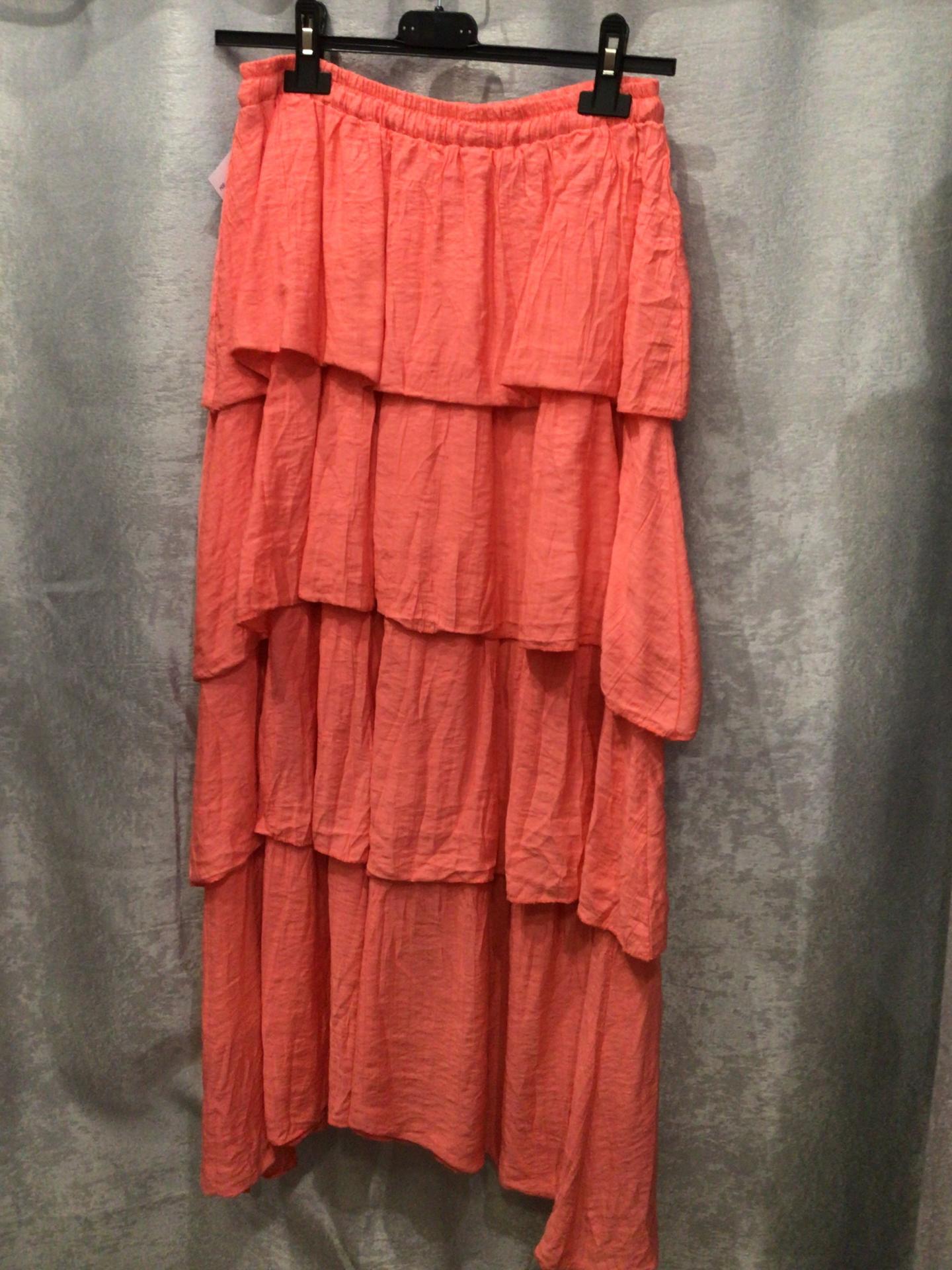 FALDA DE VOLANTES TALLA UNICA