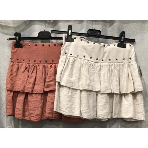 FALDA VOLANTES TALLA ÚNICA 