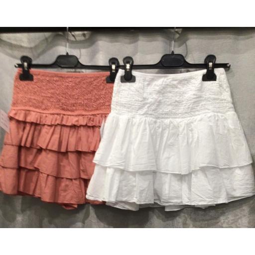 FALDA VOLANTES TALLA ÚNICA 