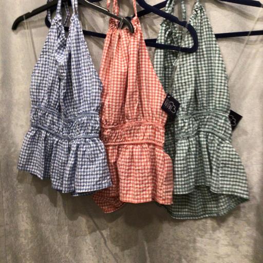 TOP CUADROS TALLA UNICA