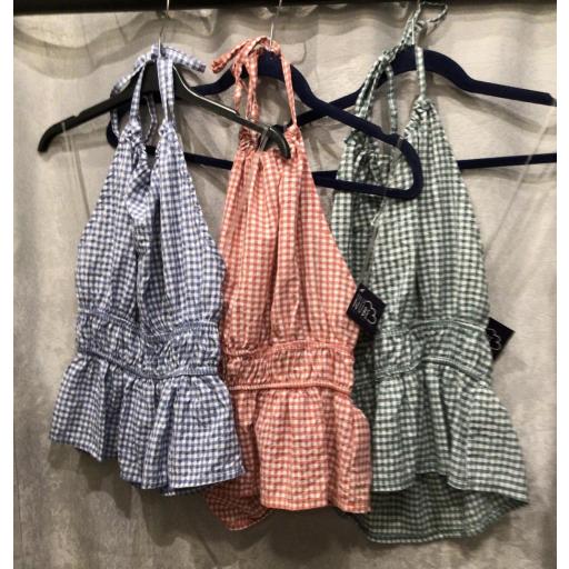 TOP CUADROS TALLA UNICA