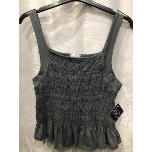 TOP GRIS TALLA ÚNICA 