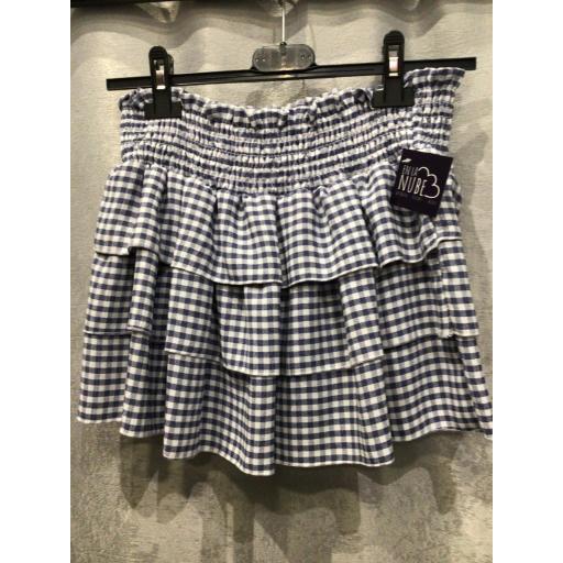 FALDA CUADROS TALLA ÚNICA 