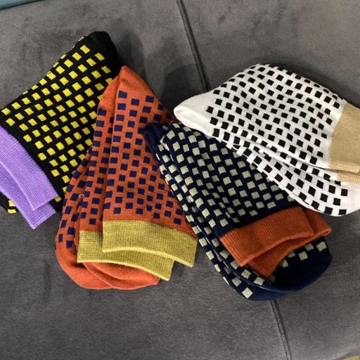 Calcetín cuadritos [0]