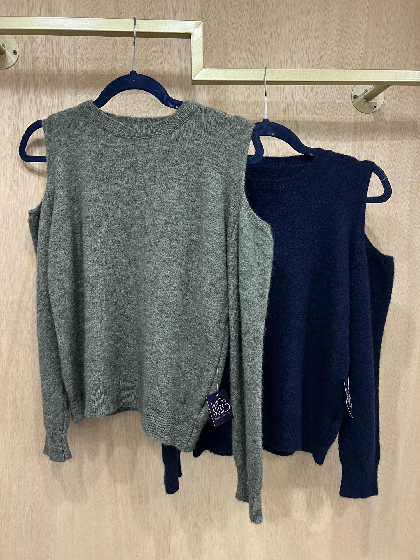 Jersey hombros cuellos caja