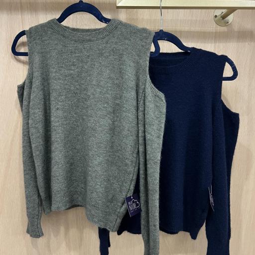 Jersey hombros cuellos caja