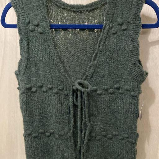 Chaleco lana verde