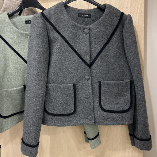 Chaqueta bies negro terciopelo  [1]