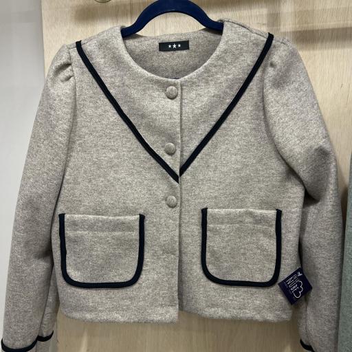 Chaqueta bies negro terciopelo  [3]