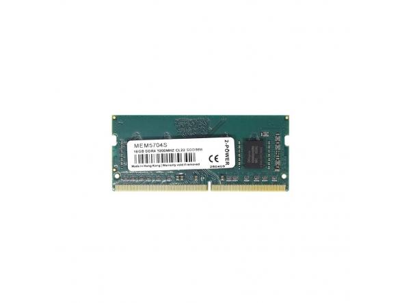 2-Power Memoria 16 GB RAM DDR4 3200 CL22 SODIMM  (Canon Digital incluido 5,33€)