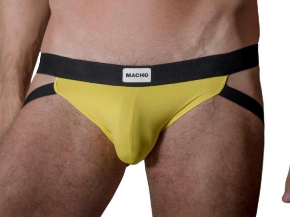 MACHO - MX22A SUSPENSORIO AMARILLO L/XL