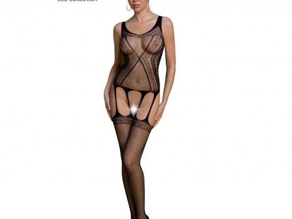 PASSION - ECO COLLECTION BODYSTOCKING ECO BS007 NEGRO