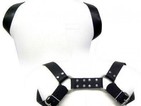 LEATHER BODY HOLSTER HARNESS